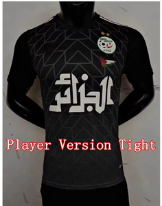 Camisetas de Fútbol de Argelia 2024 2025 para Aficionados, Dos Estrellas, CHAIBI, AOUAR, FEGHOULI, GOUIRI, MAHREZ, Camiseta de Entrenamiento Nacional - Product Image 5