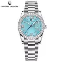 Montre pour femme PAGANI DESIGN, simple, en acier inoxydable, étanche, calendrier, cadran haut de gamme avec diamants, bracelet pour femme, quartz VH65