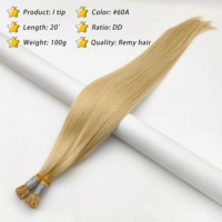 Fasimei 100% Remy Hair I V U Flat Tip Double Drawn Extensions de cheveux humains de haute qualité