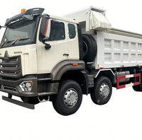 Truk Dump Howo-NX 8x4, 400 Tenaga Kuda, untuk Konstruksi Pertambangan dan Pengangkutan Pasir dan Kerikil