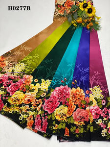 Henry Fabric Factory <span class=keywords><strong>Mango</strong></span> Series Poliéster Planta de dos extremos Crisantemo Impreso Tela para vestido - Product Image 4