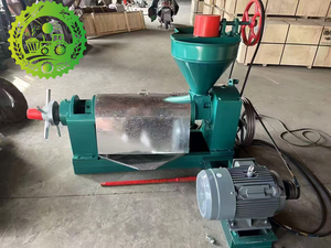 Prensa manual de tornillo para aceite, máquina para prensar aceite de cacahuete, coco y semillas de palma, molino triturador de prensado en frío y en caliente - Product Image 5