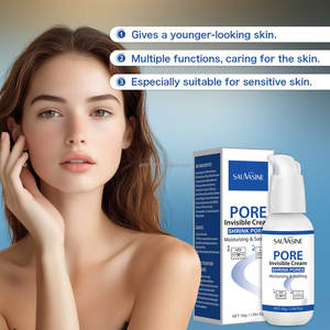 Crème invisible pour les pores OEM ODM, minimiseur de pores, base de maquillage lissante, atténue les ridules, hydrate, resserre, 50g, vente en gros - Product Image 5