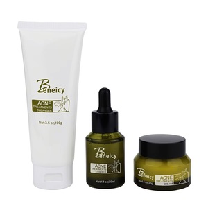 Ensemble de soins de la peau beauté personnalisé crème visage <span class=keywords><strong>anti</strong></span>-acné à l'acide salicylique <span class=keywords><strong>efficace</strong></span> pour l'élimination et la prévention - Product Image 1