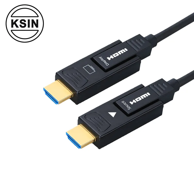 long slim 4K fiber optical HDMI PLUGA-D to A- D cable For Ps2 Ps3 Ps4