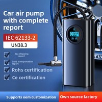 Compresseur d'air numérique portable à livraison rapide, mini-compresseur électrique pour voiture, moto et vélos