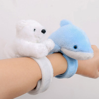 Pappa Circle Bracelet Peluche Super Douce, Poupée Animalière Transfrontalière, Doudou, Cadeau d'Anniversaire pour Enfants
