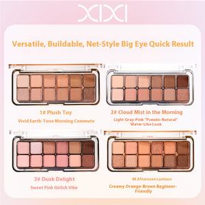 Xixi Mist <span class=keywords><strong>Muse</strong></span> douze couleurs fard à paupières plaque perle Flash mat éclaircissant liquide Fixation Blush - Product Image 3