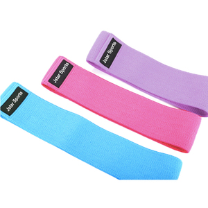 Fasce per il bottino in tessuto intrecciato personalizzate per allenamento Fitness impostate fasce elastiche di resistenza - Product Image 1