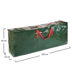 ถุงเก็บต้นคริสต์มาส 120 ซม. กันน้ำ มีซิป สีเขียว พร้อมหูหิ้ว - Product Image 2