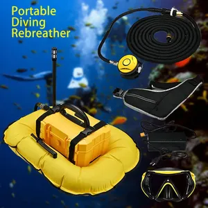 GOYOJO Equipo <span class=keywords><strong>de</strong></span> Snorkel y <span class=keywords><strong>Buceo</strong></span> 15 Metros 3-5.5 Horas con Ventilador Móvil Novedad en <span class=keywords><strong>Buceo</strong></span> Subacuático e Invernal Bajo Hielo - Product Image 3