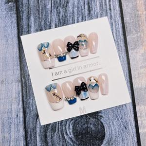 105Qingqiu Nuevo Estilo <span class=keywords><strong>2023</strong></span> Otoño/Invierno Pegatinas Cuadradas para <span class=keywords><strong>Uñas</strong></span>, Puntas <span class=keywords><strong>de</strong></span> <span class=keywords><strong>Uñas</strong></span> Usables Hechas a Mano, Famosas en Internet, para Dedos Cortos - Product Image 4