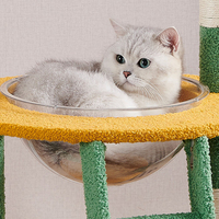 Produsen grosir bingkai panjat kucing dasar multifungsi kustom (sarang hewan peliharaan/kapsul Angkasa/pohon panjat kucing) mainan hewan peliharaan