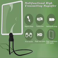 High Definition 3D Portable Smartphone Screen Amplifier 10/12 Inch LED Magnifier Made of Plastic