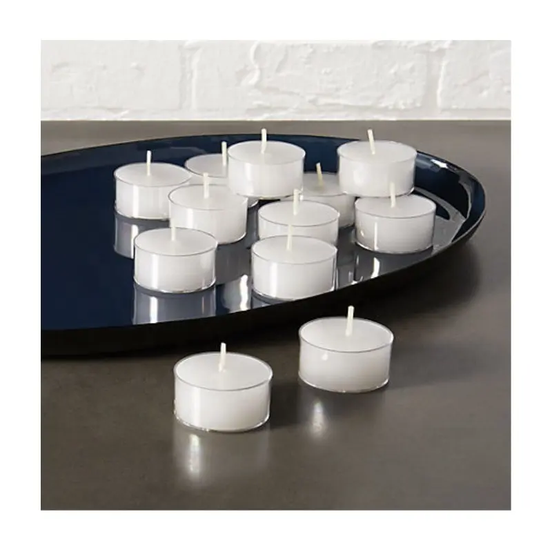 Đèn Trà Đổ Đầy/Đổ 4 Giờ Cốc Nhựa Thơm Tealight Màu Nến Tealight