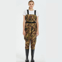 Waders de chasse équipement de canard respirant sauvagine poitrine isolé Camo Wader néoprène hommes botte étanche hauteur Nylon