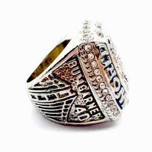 Bague de championnat des Giants de San Francisco 2012, alliage de zinc, cristal, strass, forme de cœur, ensemble traditionnel, homme, platine/or rose - Product Image 3