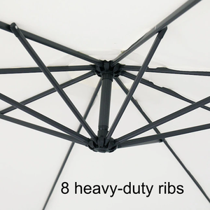 Chaise de plage 2023 avec un excellent <span class=keywords><strong>prix</strong></span>, mobilier de qualité supérieure, grande table de patio, parasol de jardin, parasol de jardin en forme de banane - Product Image 3