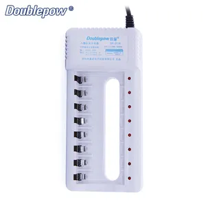 China Supplier B108 LED Fast charge 8 Bays NiMH Battery Charger for AA and AAA Batteries