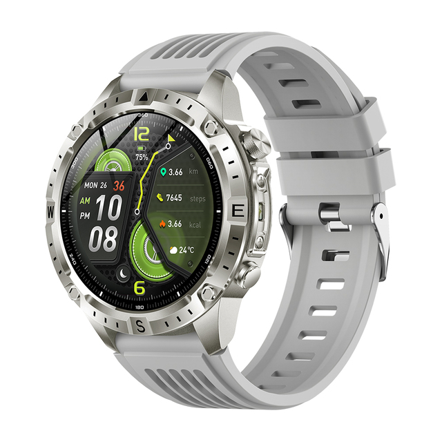 TKYUAN 2026 GPS Smart Watches 1.43inch AMOLED Screen Compass Offline Maps Local Music 3ATM Waterproof Outdoor Sport Smart Watch