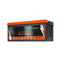 Baterai LiFePO4 Surya 12 Volt 200Ah LAF1220 Penjualan Terlaris di Shenzhen dengan BMS Terintegrasi untuk Baterai Penyimpanan Energi Bersertifikat