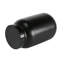 Bouteille de supplément Conteneur de poudre de protéine noire Pot de protéine de lactosérum Bouteille en plastique pour emballage de poudre 100ml -1000ml-5170ml
