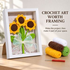 Kit de Manualidades de Crochet, Cactus en Maceta, Hilos para Tejer, Instrucciones, Set de Actividades para Principiantes, Regalos para Adolescentes y Adultos - Product Image 3