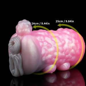 YOCY <span class=keywords><strong>Dragon</strong></span> Beast Fantasy <span class=keywords><strong>Masturbator</strong></span> hewan Saluran ganda pria pemijat prostat saku Pussy <span class=keywords><strong>Masturbator</strong></span> silikon grosir - Product Image 3