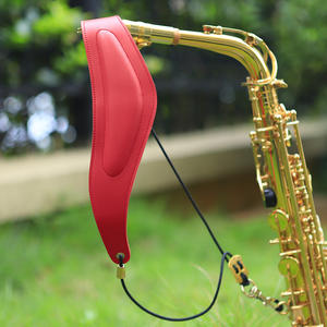 SLADE Fábrica Precio al por mayor Protector de saxofón <span class=keywords><strong>Sax</strong></span> Soporte ajustable Hombro Correa de cuello de cuero de alta calidad - Product Image 4