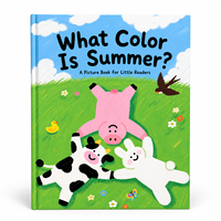 Impression personnalisée de livres d'images pour enfants, reliure parfaite, couverture rigide, carton couché duplex, illustrations en couleur pour la maternelle