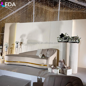 LEDA Modern Custom Custom Acrylic Backdrop for Wedding Background Decoration Event Party Stage Decoration - Product Image 2