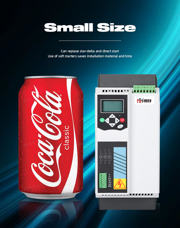 High-Tech 380V 11KW-30KW Inverter High Quality VFD Soft Starter for 220V AC to 380V AC Motors 3 Phase
