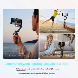 Estabilizador de Mano Osmo Mobile 8 con Trípode Integrado, Conexión Directa de Audio e Iluminación, Movimiento de Espejo en Ángulo Bajo, Seguimiento de 360° - Product Image 6