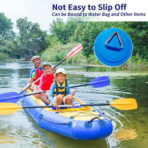 Accessoires de Stand-Up Paddle : Anneau en acier inoxydable, corde élastique, boucle, triangle pour paddleboard, bateau gonflable d'assaut - Product Image 2