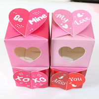 Boîtes cadeaux personnalisées en gros pour la Saint-Valentin, décoration d'ambiance de mariage, boîtes à bonbons d'amour