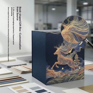 Custom <b>Book</b>-Style Gift <b>Boxes</b> for Skincare, Cosmetics & Bird's Nest with Flip Cover - Product Image 4