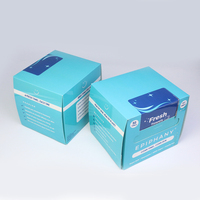 Boîte d'emballage PLT pour fournitures hôtelières écologiques en carton recyclé de qualité supérieure avec pelliculage brillant, gaufrage et forme personnalisée pour le papier