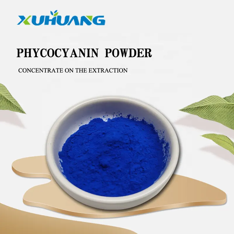 Xuhuang الغذاء الصف الأزرق مسحوق سبيرولينا Phycocyanin E40 Phycocyanin مسحوق