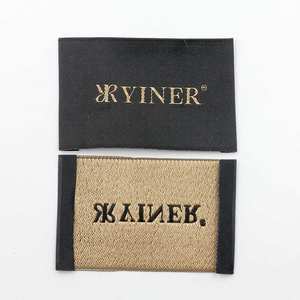 Luxury Cotton Tags for Clothes Custom Clothing Care Labels Garment Labels Large Size Woven Label Print Shoe Brand Tags Dc Shoes - Product Image 2