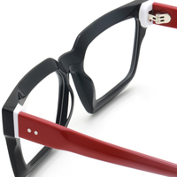 G6046 Fabricants de lunettes à monture optique carrée en acétate tendance