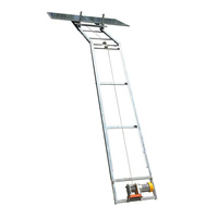 Ascenseur de chantier électrique automatique compact personnalisé avec montage rapide et sûr, élévateur à panneaux solaires