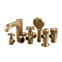 Pièces de rechange pour vannes de salle de bain en laiton usinées sur mesure par CNC, accessoires de plomberie de haute précision, service OEM ODM