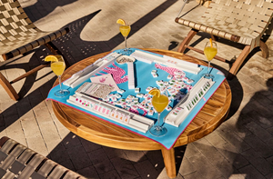 Tuiles de Mahjong de Luxe Xusheng, Ensemble de 160 Pièces, Thème Safari Printanier - Blanc Éclatant, Matériau Acrylique, Idéal pour Fêtes ou Cadeaux - Product Image 5