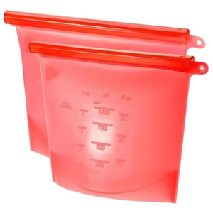 Sacs de conservation alimentaire multifonctionnels en silicone réutilisables, design classique, haute qualité, service personnalisé en usine - Product Image 1