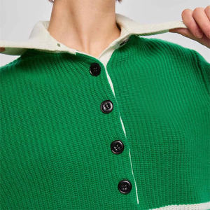 Chandail personnalisé Oem Odm fabricant pour femmes chandails de <span class=keywords><strong>polo</strong></span> aztèque Varsity Sorority tricotés pour femmes - Product Image 5