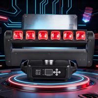 UNOXINE 350W RGBW LED Moving Head Beam Light IP20 Zoom avec contrôle DMX512 pour DJ, club et événements scéniques
