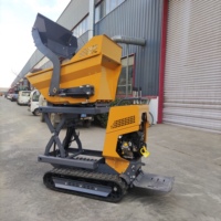 Raupendumper 500kg Mini Selbstladender Hydraulischer 6,5PS CE Euro 5 Baustellen- und Obstgartenmaschine Mini Selbstladender Dumper