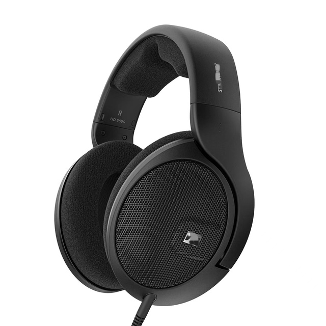 HiFi Stereo Headphones,HD 560 S Open-Back Over Ear Wired Earphones with 38mm Dynamic Driver, 120Ω Impedance,Detachable Cable