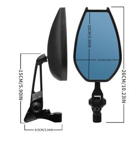 Accessoires pour motos, rétroviseur de moto électrique, rétroviseur de vélo électrique, adapté aux modifications de rétroviseurs NIU, Yadea - Product Image 2