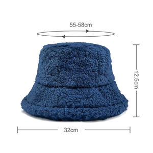 Gorro de Pescador de Piel Sintética para Hombre, Unisex, Otoño Invierno, Cálido, con Bordado de Parche, para las Cuatro Estaciones, Pesca, Esquí - Product Image 3